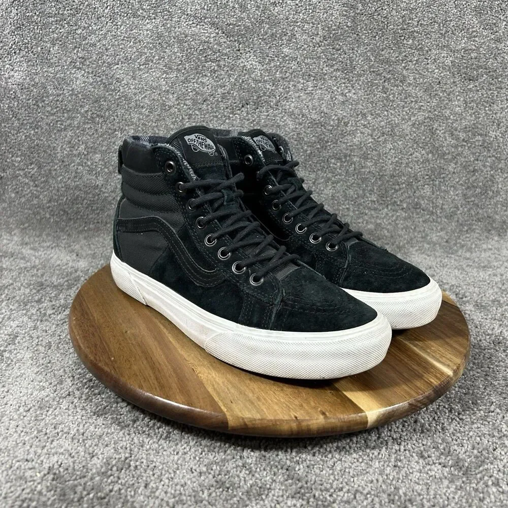 Vans Sk8-Hi 46 MTE DX Women’s Size 9 Black Scotchgard Athletic Skate Shoes Used